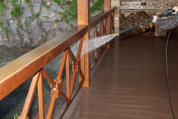 Porch Dirt Removal in Breckenridge