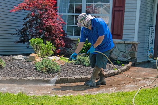 Brick Walkway Cleaning in Breckenridge